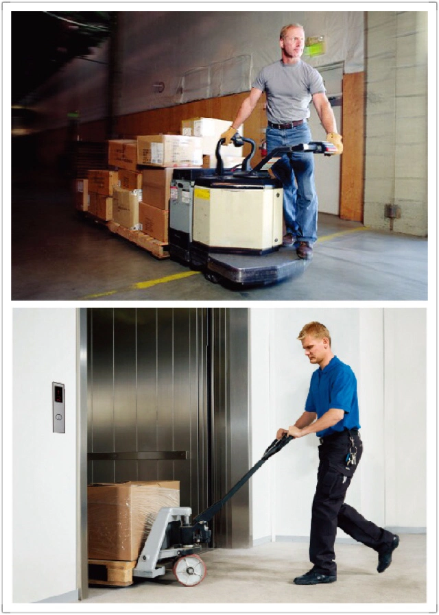 FUJI 2000kg 1.0m/S Passenger Cargo Warehouse Freight Elevator with Good Quality Vvvf Control with Machine Room
