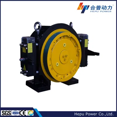 Supply 13 Person Elevator Parts Elevator Parts Elevator Gearless Traction Machine with Good Quality Roping2: 1 Machine Roomless